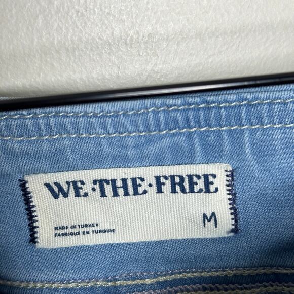 FREE PEOPLE We The Free In My Feelings Cropped Slim Flare Jeans {3Y35} - Picture 4 of 5